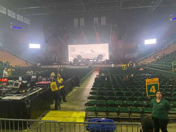 EagleBank Arena, section: 108, row: DD, seat: 2