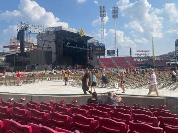 Great American Ball Park, section: 111, row: G, seat: 2