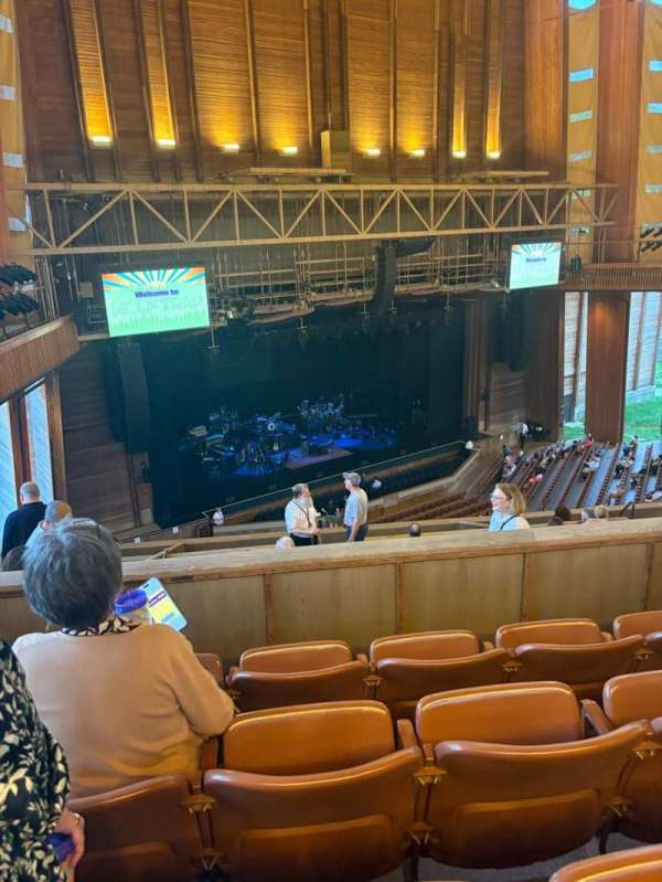 Filene Center, section: Loge L, row: D, seat: 33
