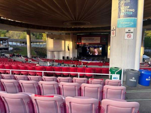 PNC Bank Arts Center, section: 403, row: E, seat: 102