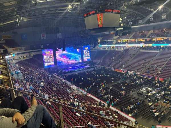 Giant Center, section: 223, row: B, seat: 3