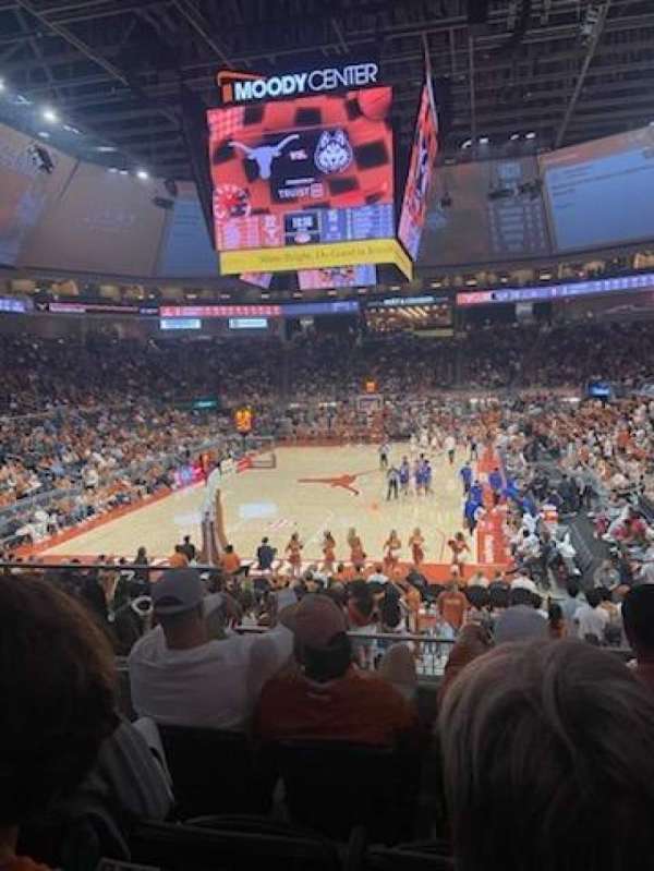 Moody Center, section: 112, row: 8