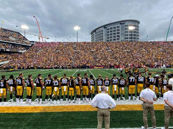 Kinnick Stadium, section: 128, row: 4, seat: 12