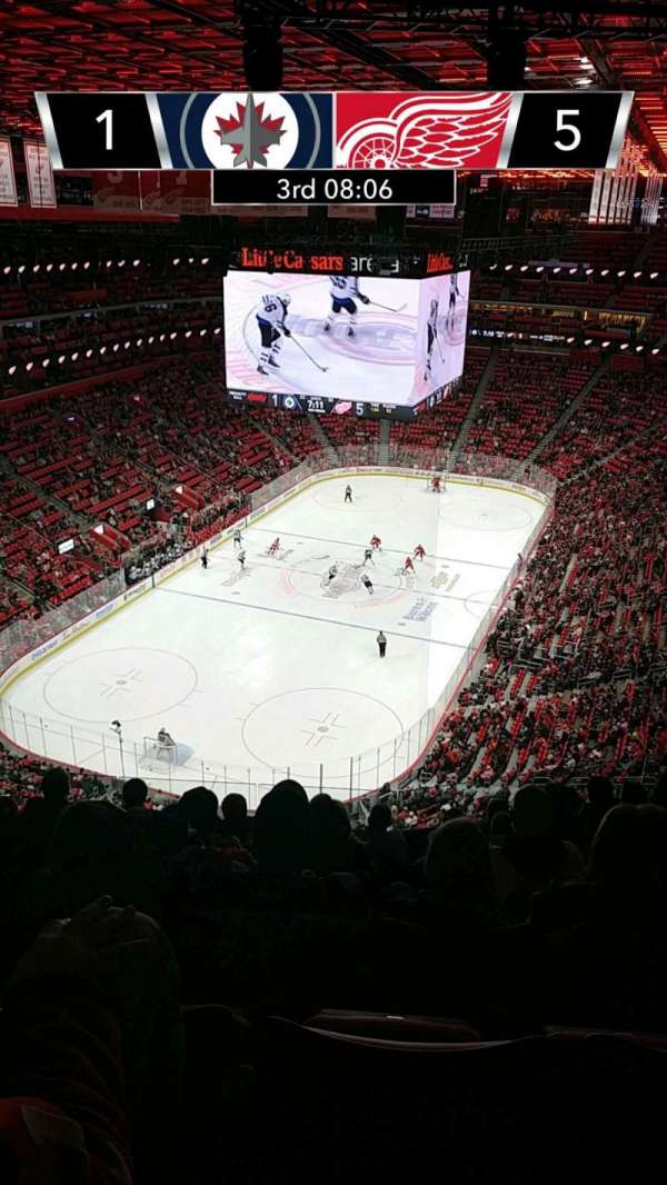 Little Caesars Arena, section: 217, row: 8, seat: 15