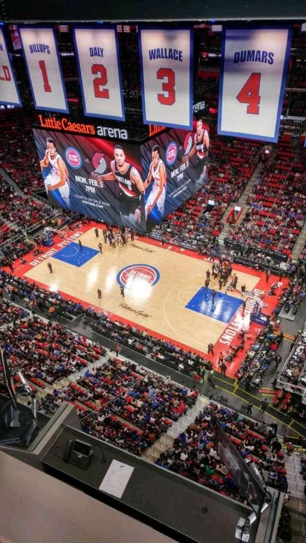 Little Caesars Arena, section: GPB3, row: 1, seat: 27