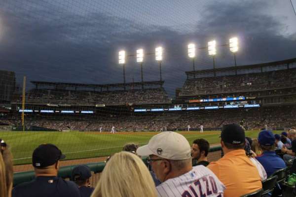 Comerica Park, section: 140, row: 3, seat: 5