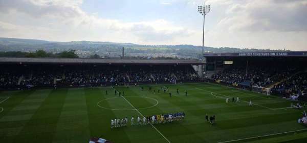 Turf Moor, section: James Hargreaves Upper 6, row: M, seat: 154