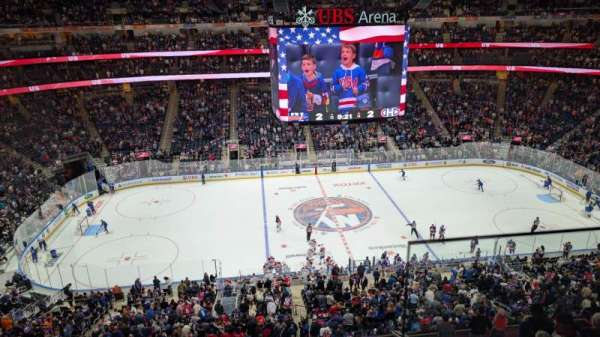 UBS Arena, section: 307, row: 1, seat: 1