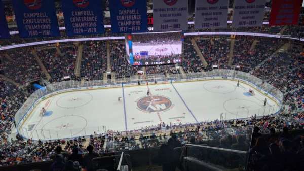 UBS Arena, section: 307, row: 8, seat: 1