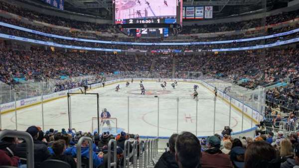 UBS Arena, section: 119, row: 14, seat: 15