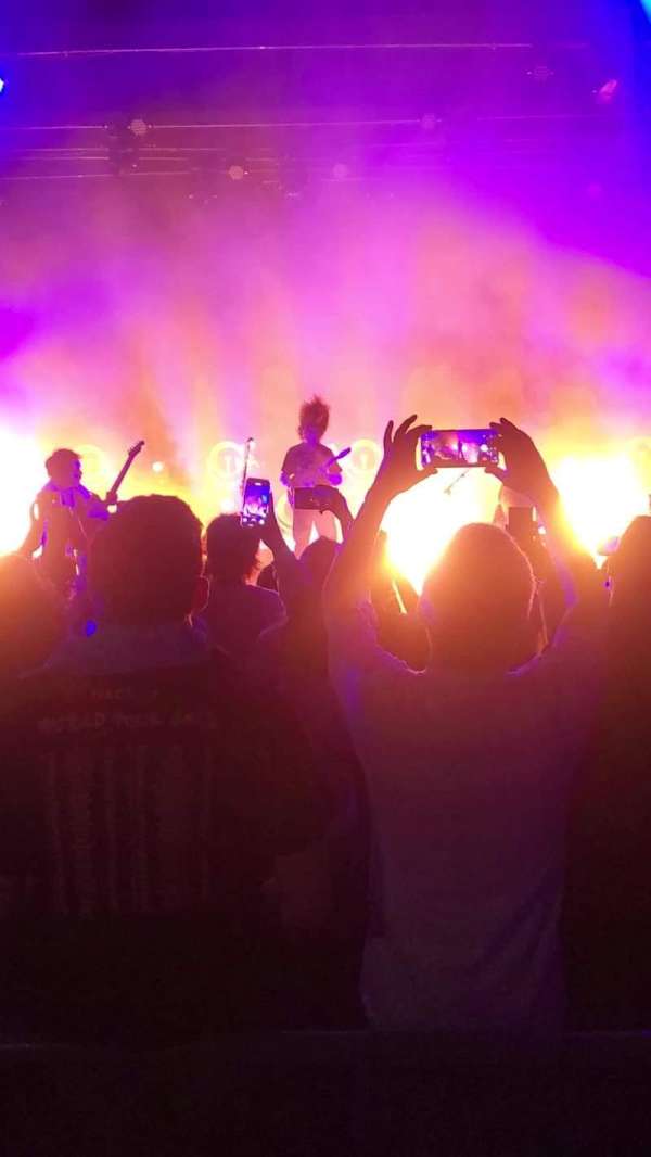 The Greek Theatre, section: SEC A, row: A, seat: 107