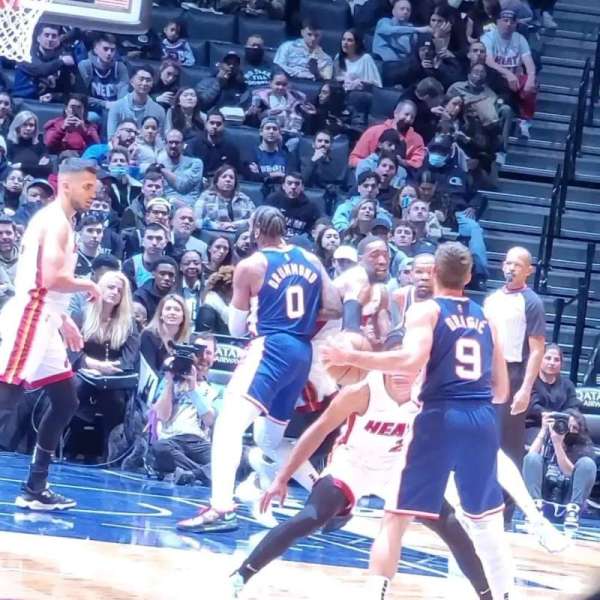 Barclays Center, section: 19, row: 2, seat: 3