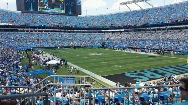 Bank of America Stadium, section: 233, row: 4, seat: 20