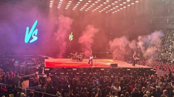 The O2, London, section: 111, row: H, seat: 33-34