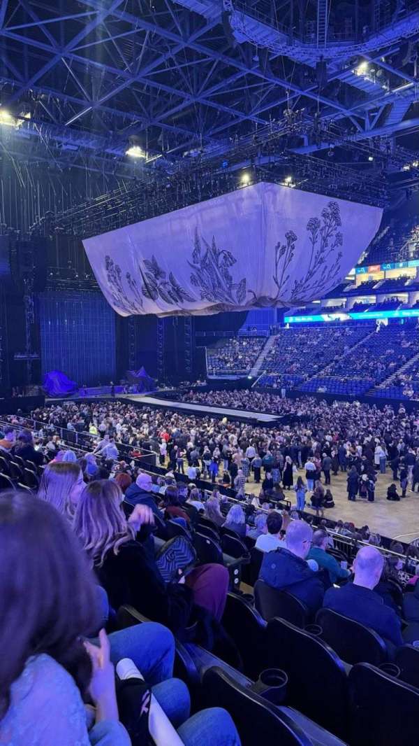 The O2, London, section: 103, row: V, seat: 114-115
