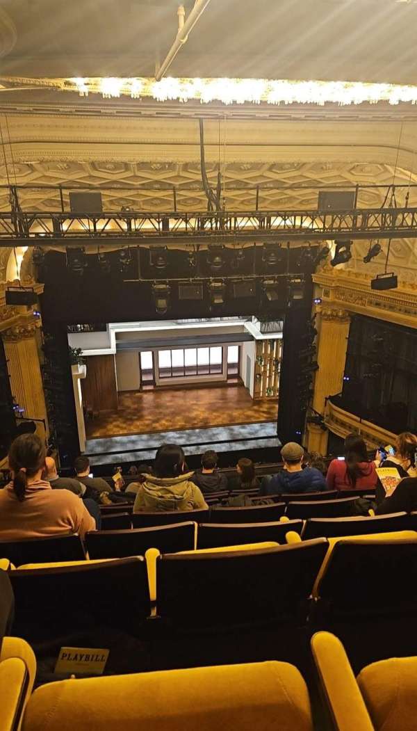 Hudson Theatre, section: Balcony C, row: E, seat: 109