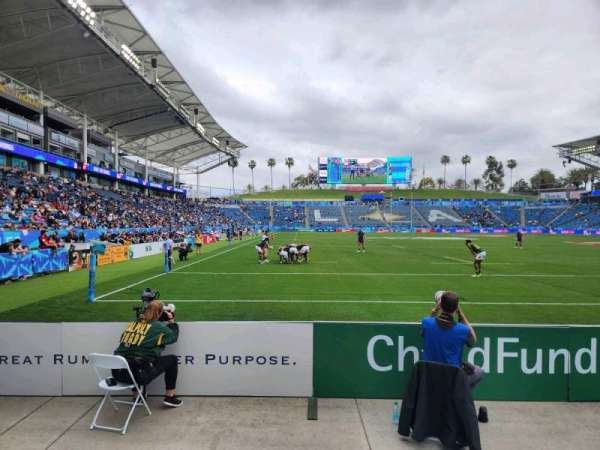 Dignity Health Sports Park, section: 103, row: a, seat: 5