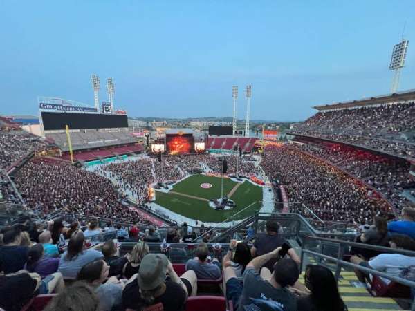 Great American Ball Park, section: 521, row: F, seat: 1