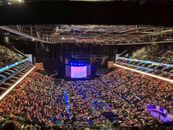 The O2, London, section: 410, row: P, seat: 681