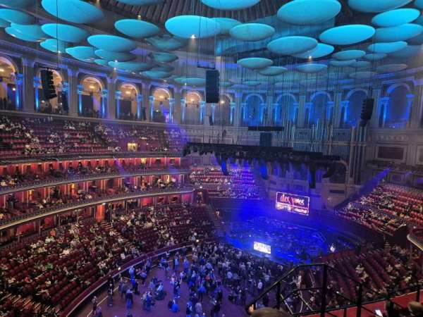 Royal Albert Hall, section: Rausing Circle V, row: 5, seat: 158