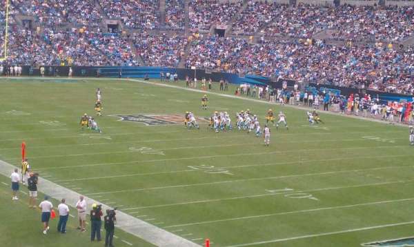 Bank of America Stadium, section: 206, row: 6, seat: 2