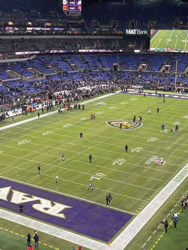 M&T Bank Stadium, section: 509, row: 1, seat: 11