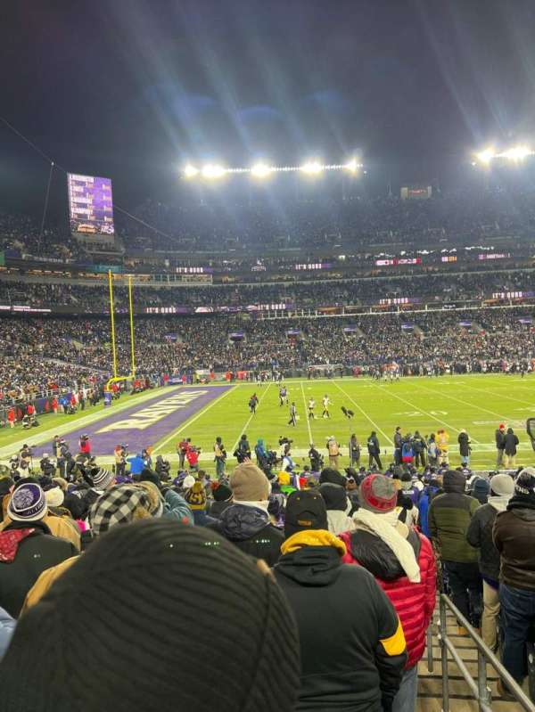 M&T Bank Stadium, section: 103, row: 17, seat: 2