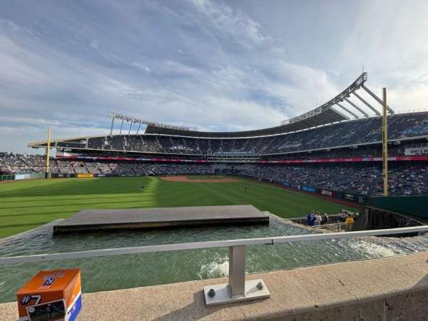 Kauffman Stadium, section: 203, row: 1, seat: 3