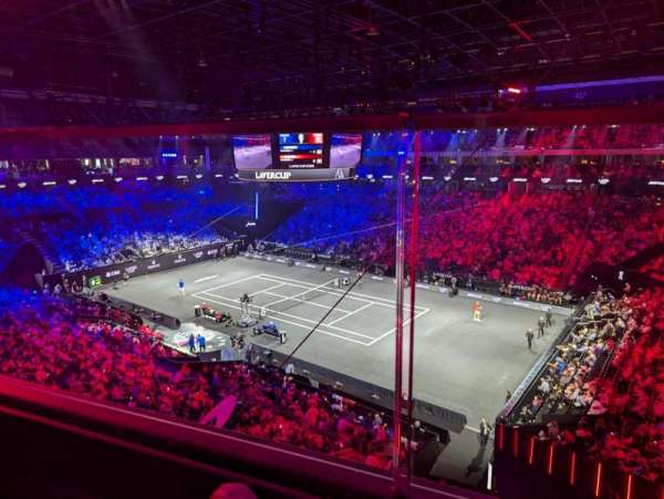 Uber Arena, section: 406, row: 1, seat: 17