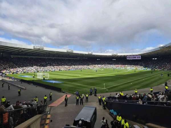 Hampden Park, section: P5, row: BB, seat: 131
