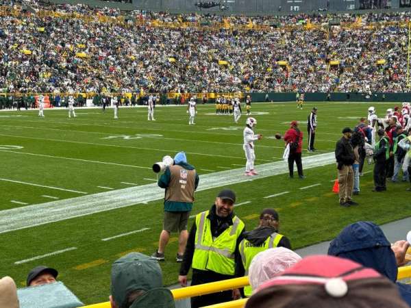 Lambeau Field, section: 129, row: 4, seat: 6