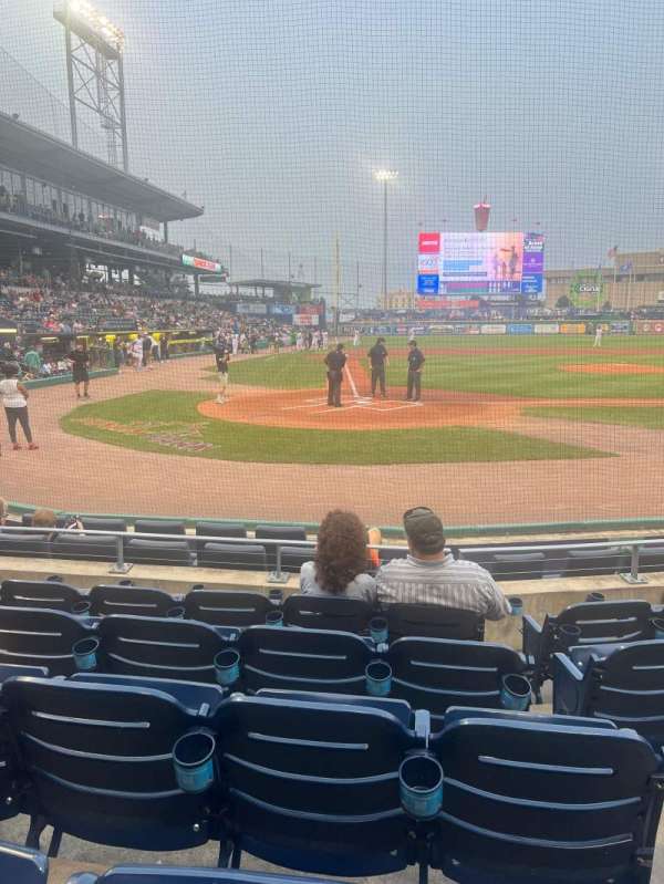 Dunkin' park, section: 109, row: F, seat: 8