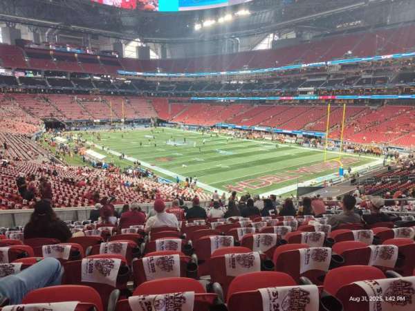 Mercedes-Benz Stadium, section: 104, row: 39, seat: 34