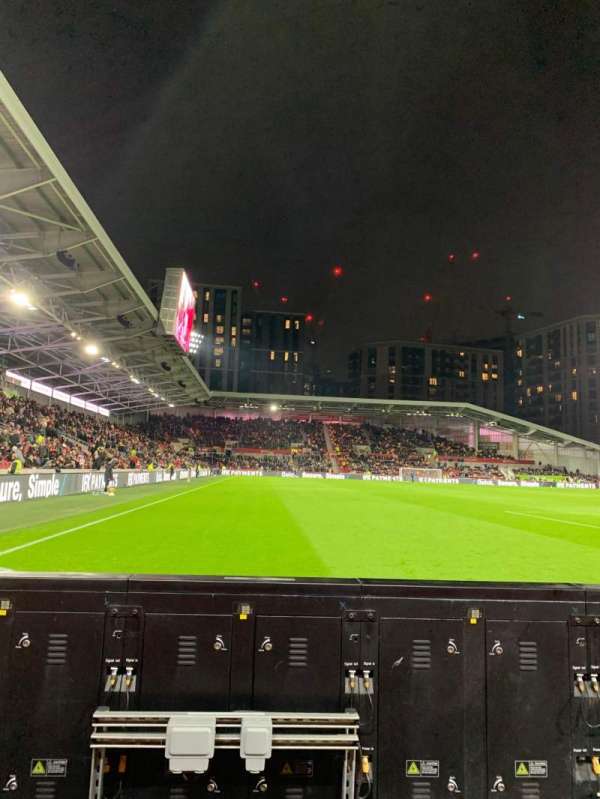 Gtech Community Stadium, section: W133, row: 1, seat: 800