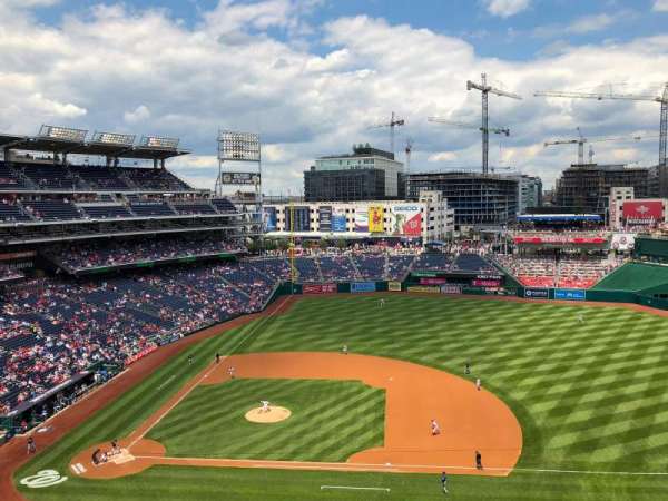 Nationals Park, section: 319, row: F, seat: 9