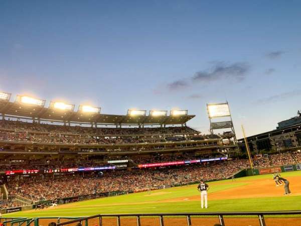 Nationals Park, section: 131, row: F, seat: 5