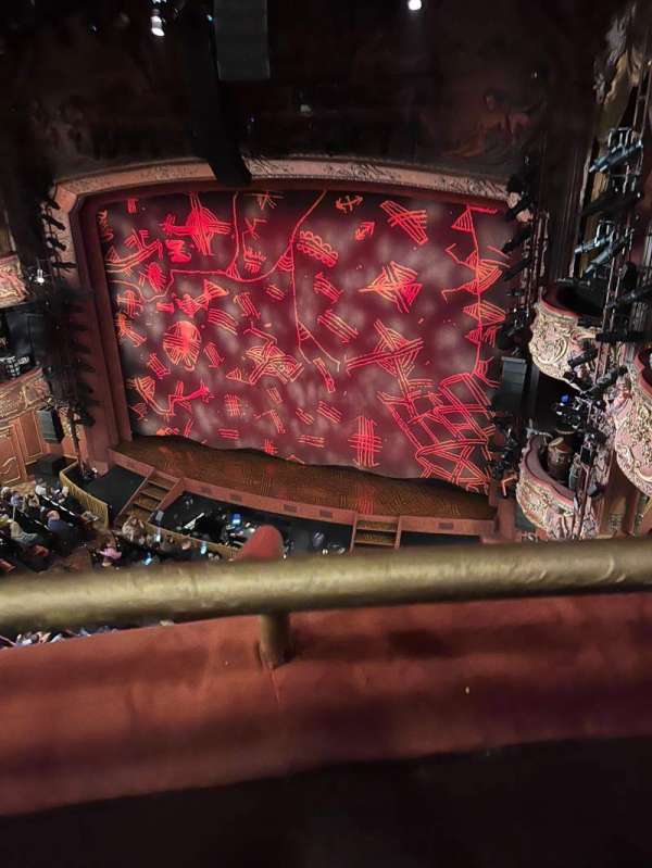 Lyceum Theatre, West End, section: Grand Circle, row: A, seat: 8