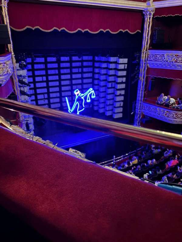 Gaiety Theatre, section: Grand Circle, row: A, seat: 27