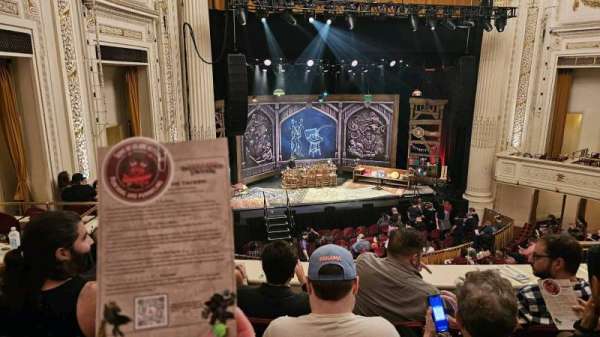 Shubert Theatre, Boston, section: mezzanine left, row: D, seat: 11
