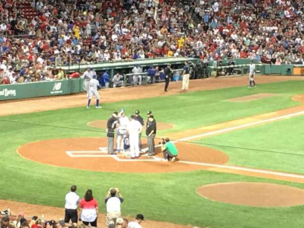 Fenway Park, section: Grandstand 15, row: 13, seat: 17