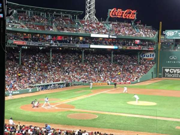 Fenway Park, section: Grandstand 15, row: 13, seat: 17