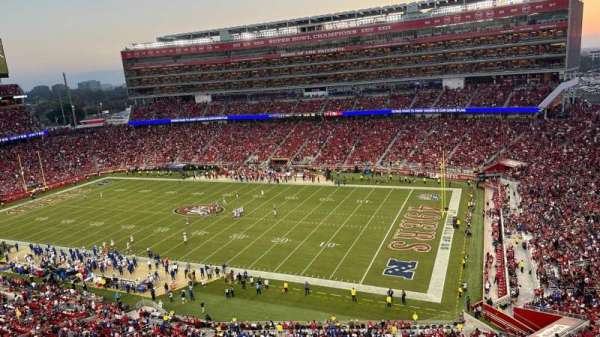 Levi's Stadium, section: 310, row: 1, seat: 15