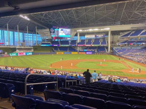 LoanDepot Park, section: 19, row: 26, seat: 17