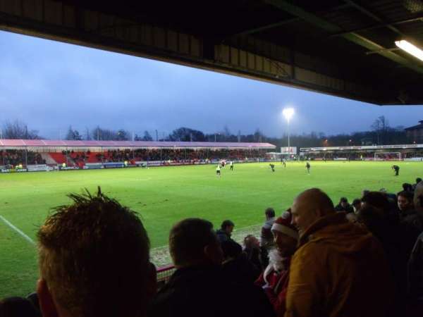 Broadfield Stadium, section: North Stand, row: Back row