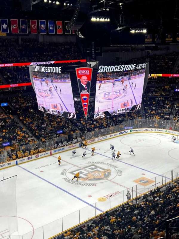 Bridgestone Arena, section: 309, row: G