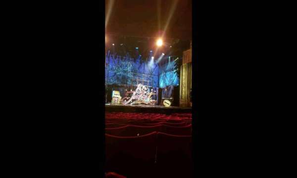 Shaftesbury Theatre, section: Stalls, row: R, seat: 33