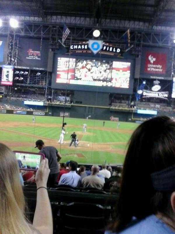Chase Field, section: 122, row: 15, seat: 17