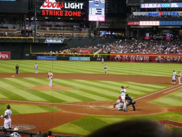 Chase Field, section: 124, row: 22, seat: 7