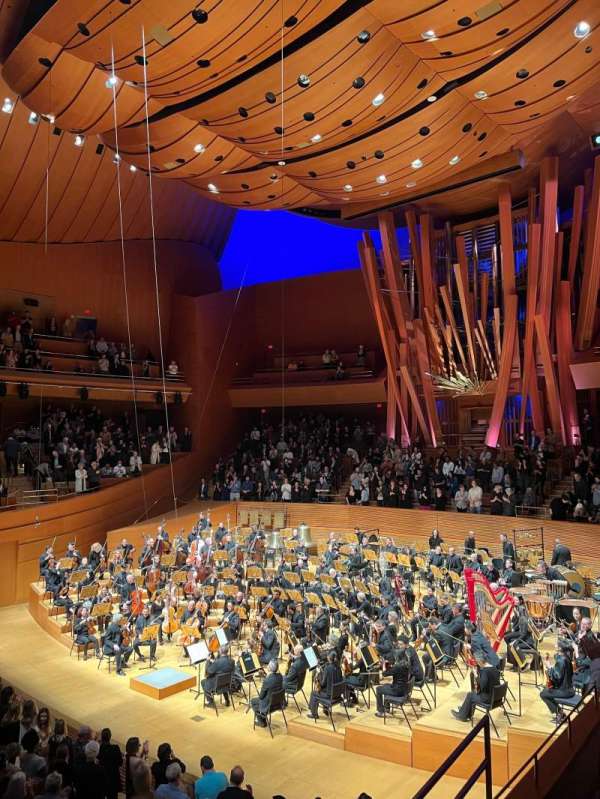 Walt Disney Concert Hall, section: Orchestra West, row: C, seat: 76