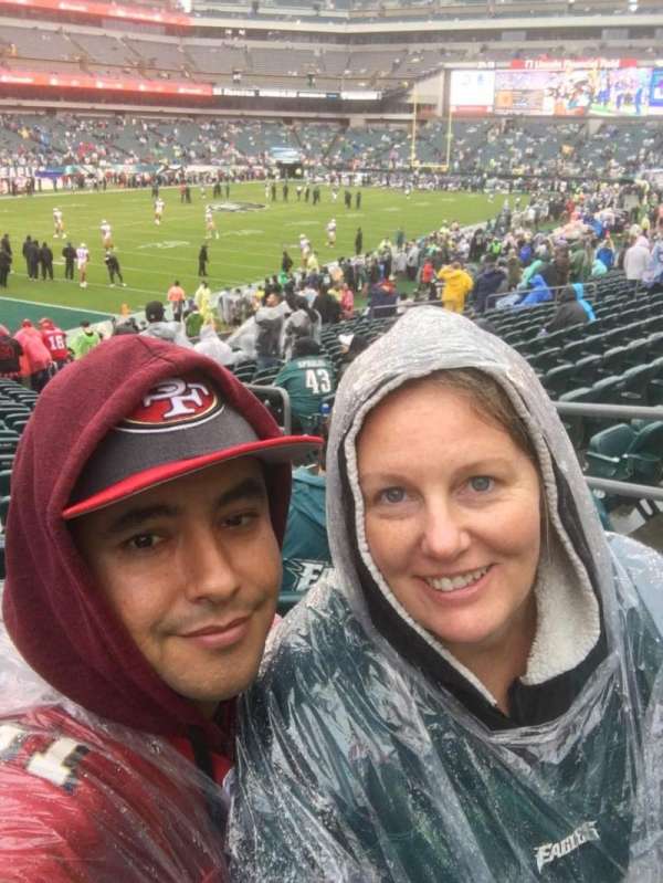 Lincoln Financial Field, section: 133, row: 20, seat: 4